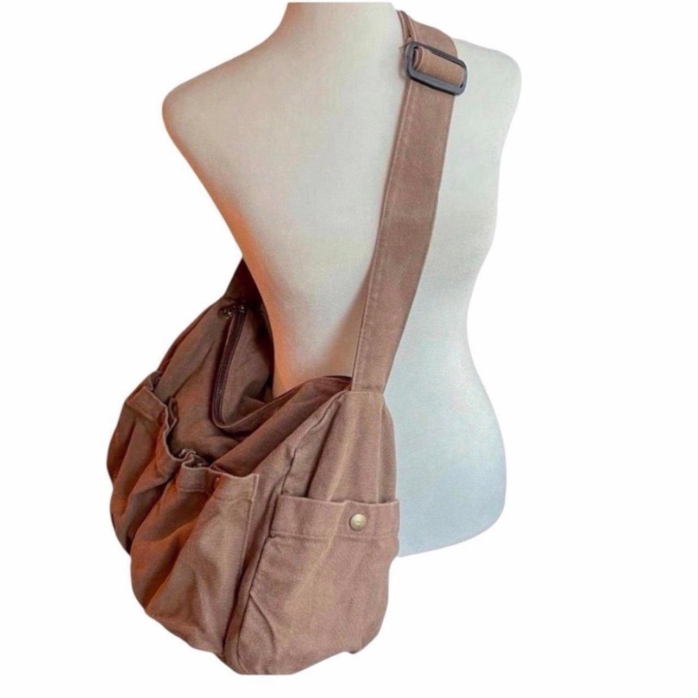Amazing Unisex Canvas Crossbody Bag / Messenger Bag - Large Capacity - New
